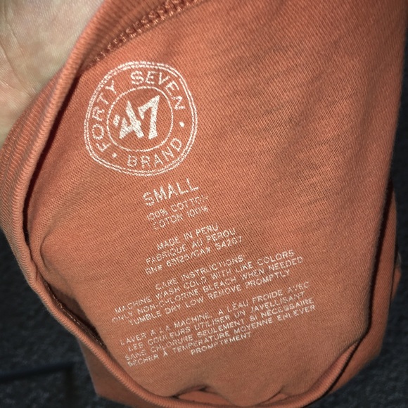 Small Orange Durham Bulls ‘47 T-shirt - Picture 4 of 4